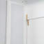 Lit escamotable vertical en bois, lit escamotable mural peu encombrant avec bureau et vérins à gaz, idéal pour la vie moderne et maximiser l'efficacité