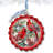 4'' Glass Hanging Figurine Ornament