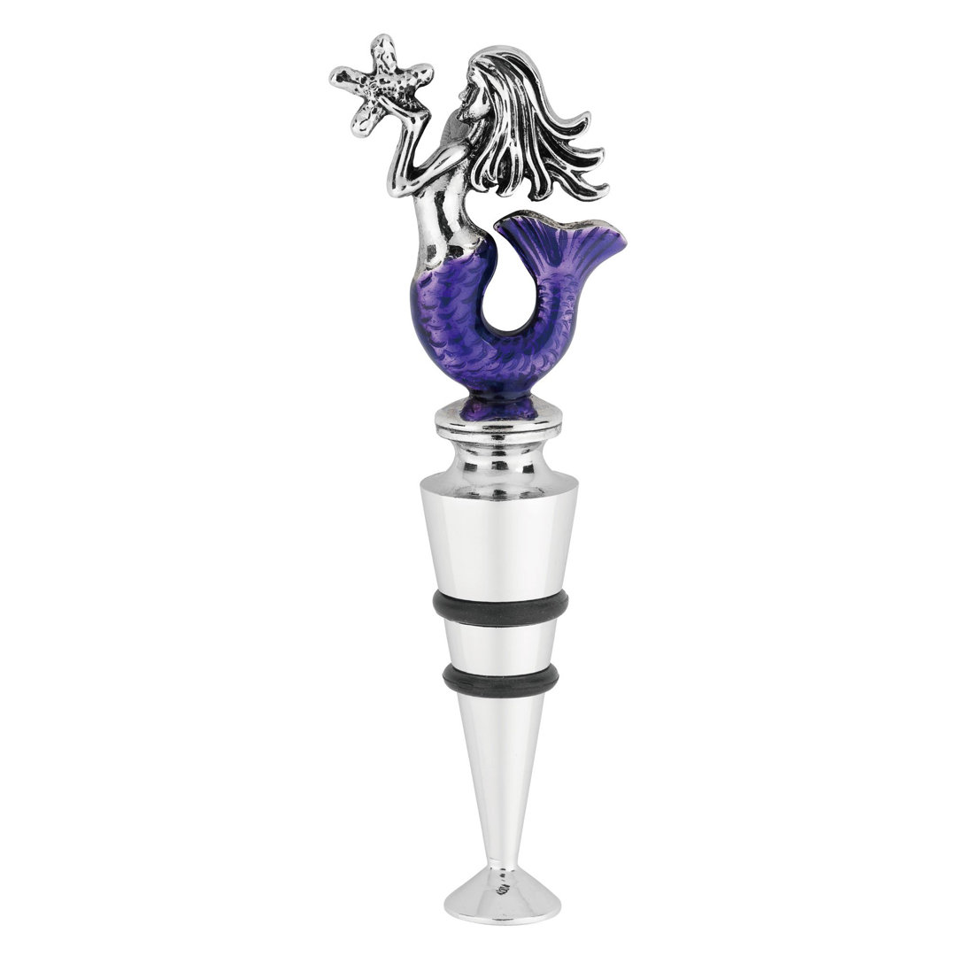 Wine Bottle Stopper, Mermaid Highland Dunes