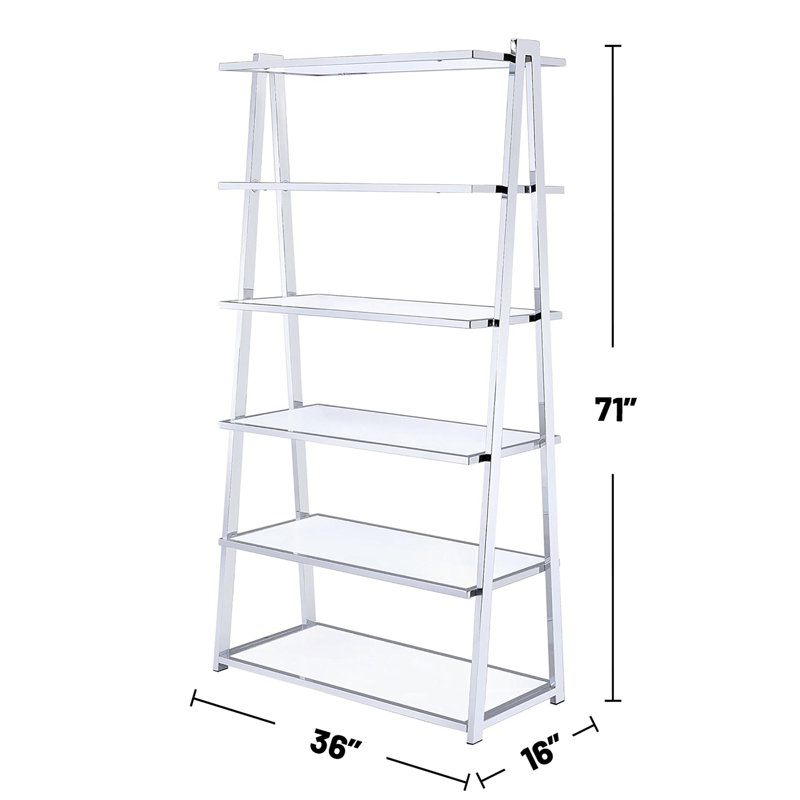 6 tablettes fixes à 6 niveaux
