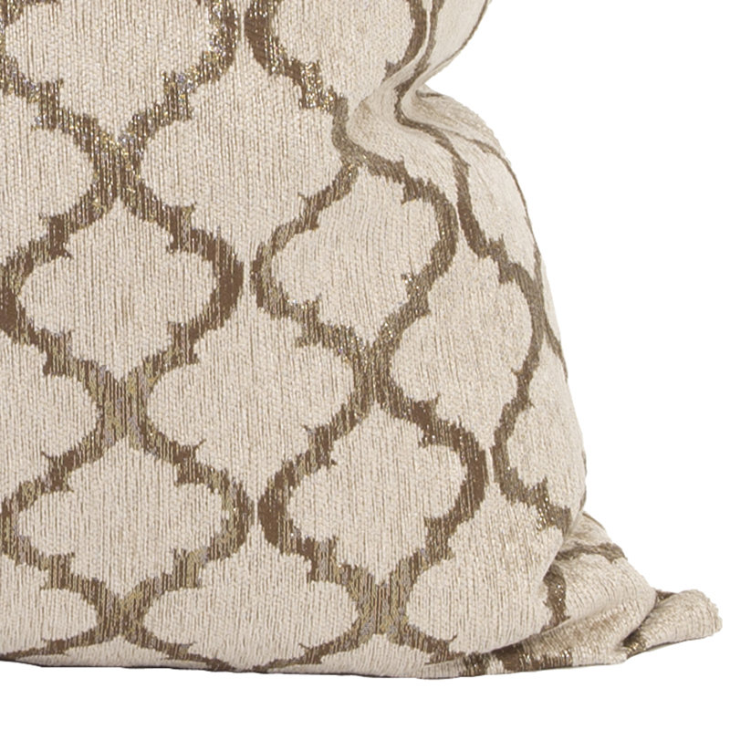 Davida Kay Throw Pillow, 20" x 20", Gold