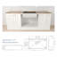 Évier de cuisine à tablier frontal en acier inoxydable de calibre 16 Farmhouse Sink Workstation | Idée de cadeau