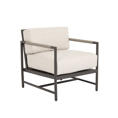 Chaise de patio avec coussins Sunbrella Esme