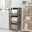 Stacking Laundry Basket, Gray (3-Pack)