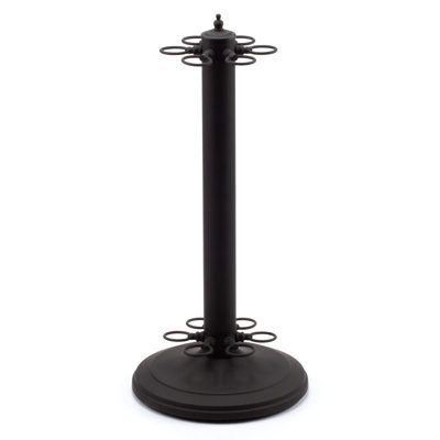 Colour 6-Cue Metal Pool Cue Floor Rack