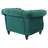 Engelgard Velvet Chesterfield Chair-1393417719