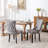 Gainous Upholstered Wing-Back Dining Chair with Backstitching Nailhead Trim and Solid Wood Legs-688988743-688988740-707783383