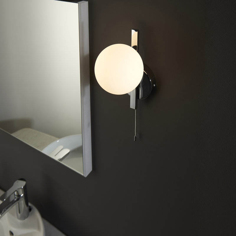 Terflinger Spa 1-Light Bathroom Wall Light, Chrome