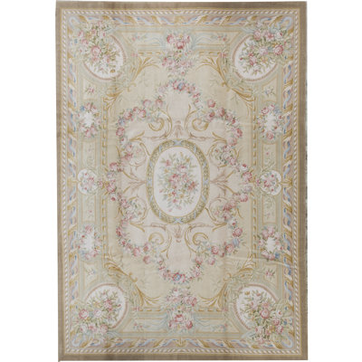 Savonnerie One-of-a-Kind Rectangle 8' X 10'1" Hand Knotted Area Rug