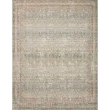 Angela Rose x Loloi Aubrey Jade / Natural Area Rug