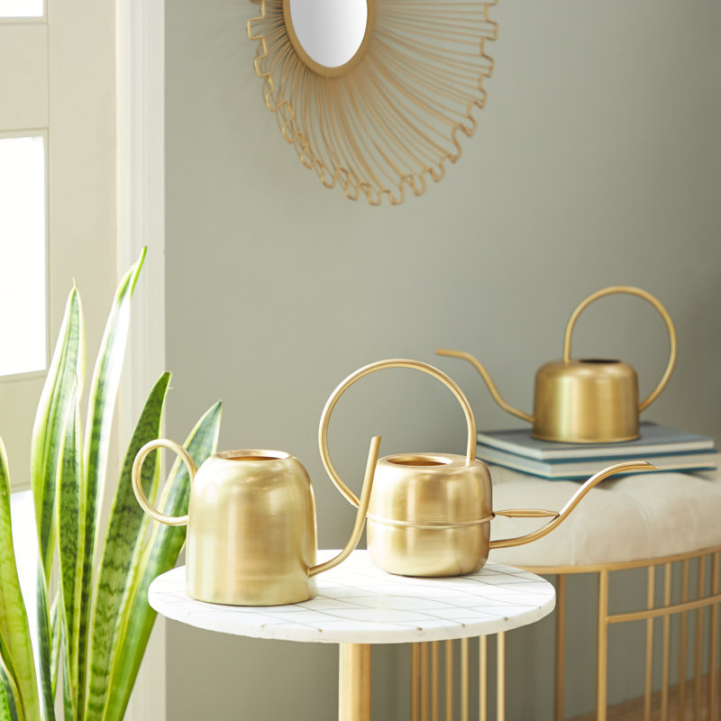 Ensemble de 3 pots de fleurs en métal Veschi