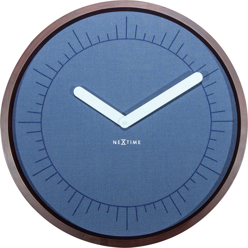 Horloge murale 19,68 po Chasity, Bleu