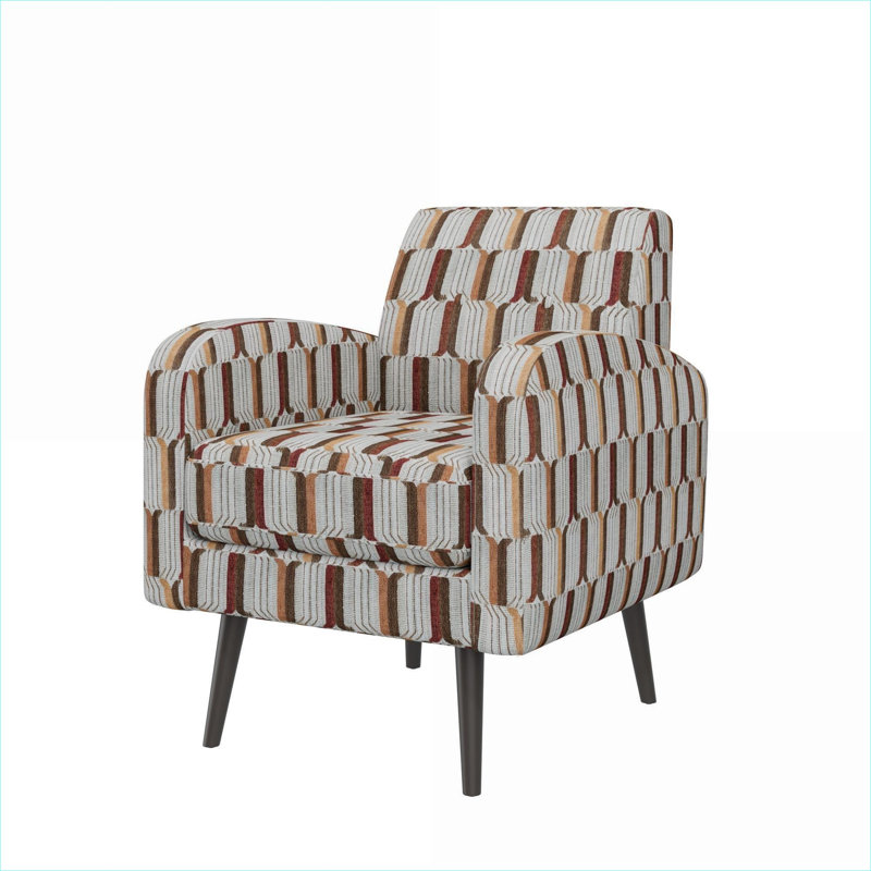 Fauteuil d'appoint en tissu de polyester Rich Red