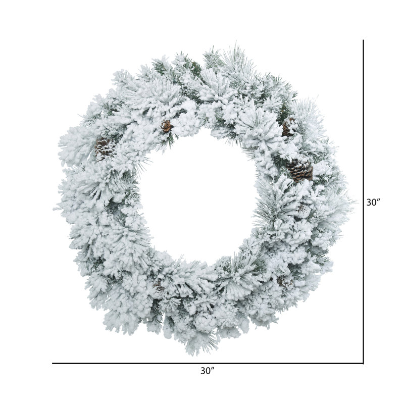 Ashton Faux Mixed Assortment Plastic 30'' Wreath