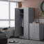 Esher 2 Door Robe Grey-1715309155
