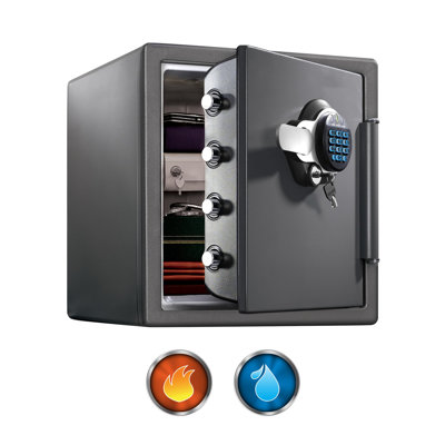 Waterproof And Fireproof Alloy Steel Digital Safe Box For Home With Code Button Keypad