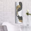 Art mural en métal «Bold Gold Tall 1» par Chris Paschke-102872339
