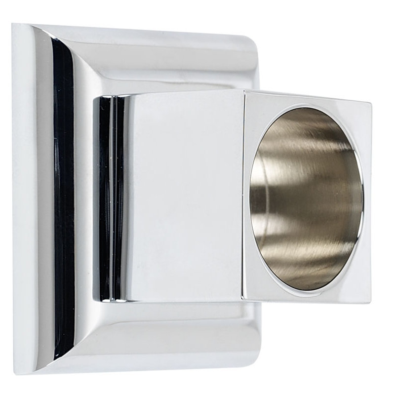 Manhattan Shower Rod Brackets, Polished Chrome