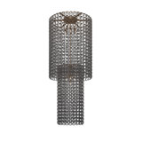 Giogali Ceiling Lamp Ca2 Crystal Smoky Glossy Chrome E26 Ul