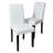 Solid Wood Leatherette Padded Parson Chair, Set Of 2-1838986390