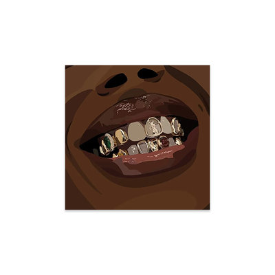«Grillz» par Artpce, impression sans cadre