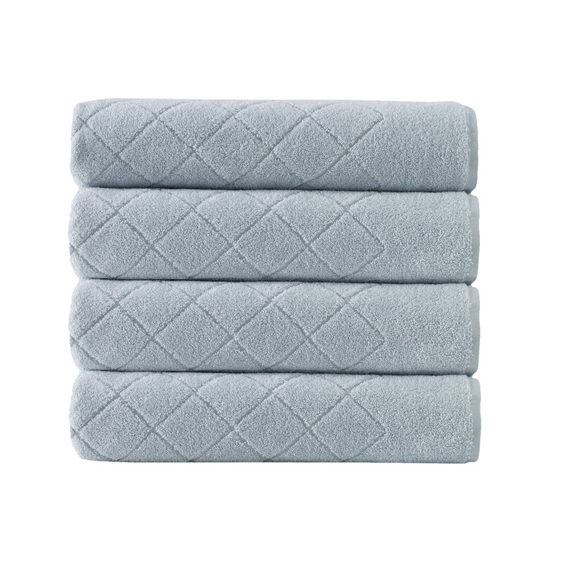 Ensemble de serviettes en coton Elian, Vert
