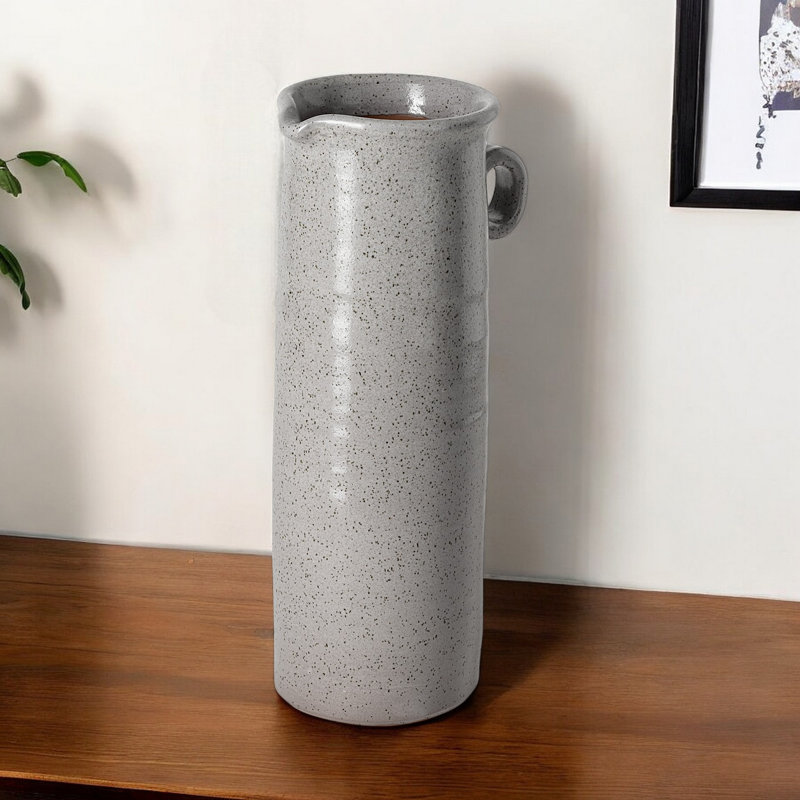 Vase de table en céramique Towne, H 8,85 po x l 3,74 po x P 5,31 po