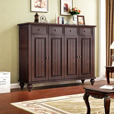 Armoire de rangement pour chaussures en bois massif 23 paires