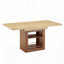 Table de salle à manger extensible avec rangement, conception télescopique de 59 à 71 pouces, structure robuste en panneau de fibres à densité moyenne pouvant accueillir 4 à 8 personnes-256191854