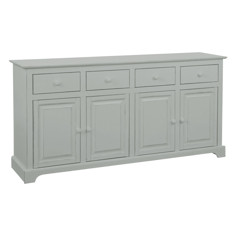 Hues 70'' W Solid Wood Sideboard, Nickel