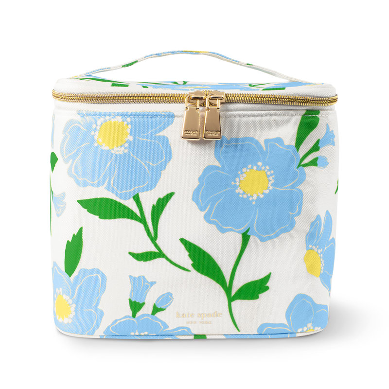 Panier repas, motif floral soleil