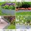 20 cm H x 600 cm W Steel Lawn Edging Fencing