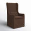 Fauteuil à oreilles de 25,25 po de largeur avec housse en lin Sela-2144379862