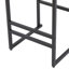 Ensemble de 2 tabourets de cuisine avec repose-pieds, repose-pieds en corde de papier pour confort, hauteur et style