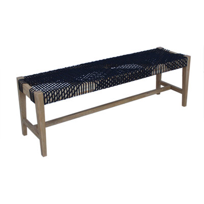 Ketner Polyester Upholstered Bench