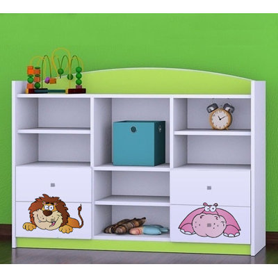 Camila 92 cm H X 129 cm W Kids Cube Bookcase