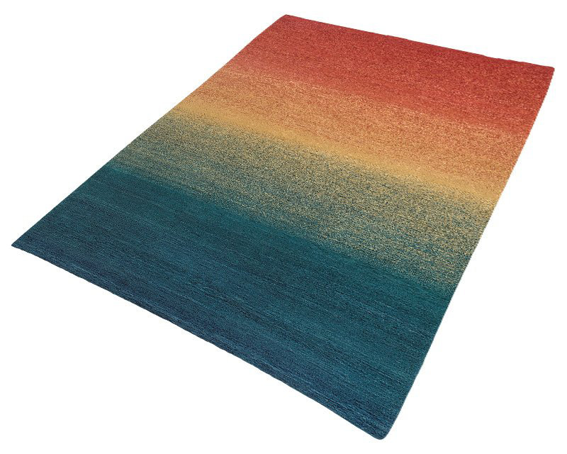 Twilight Hand Woven Wool Ombre Area Rug, Rectangle 12' x 16'