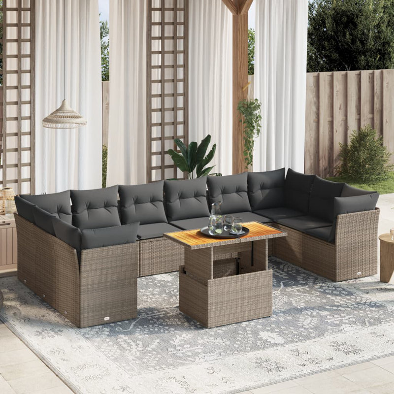 Ensemble de canapé de jardin Vidaxl