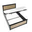 Padstow Ottoman 150Cm King Bed - Black-99111700-99111702