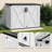 4 Ft. W X 2 Ft. D Outdoor Resin Horizontal Storage Shed-113399247