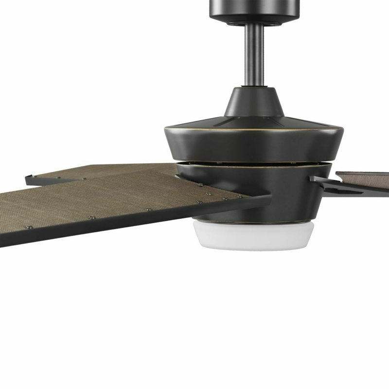 Kasota 56'' Oil Rubbed Bronze Ceiling Fan with LED Light