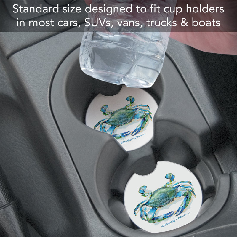 Ensemble de 2 sous-verres Crab