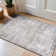 Griffey Machine Washable Ivory/Gray Non-Slip Backing Area Rug