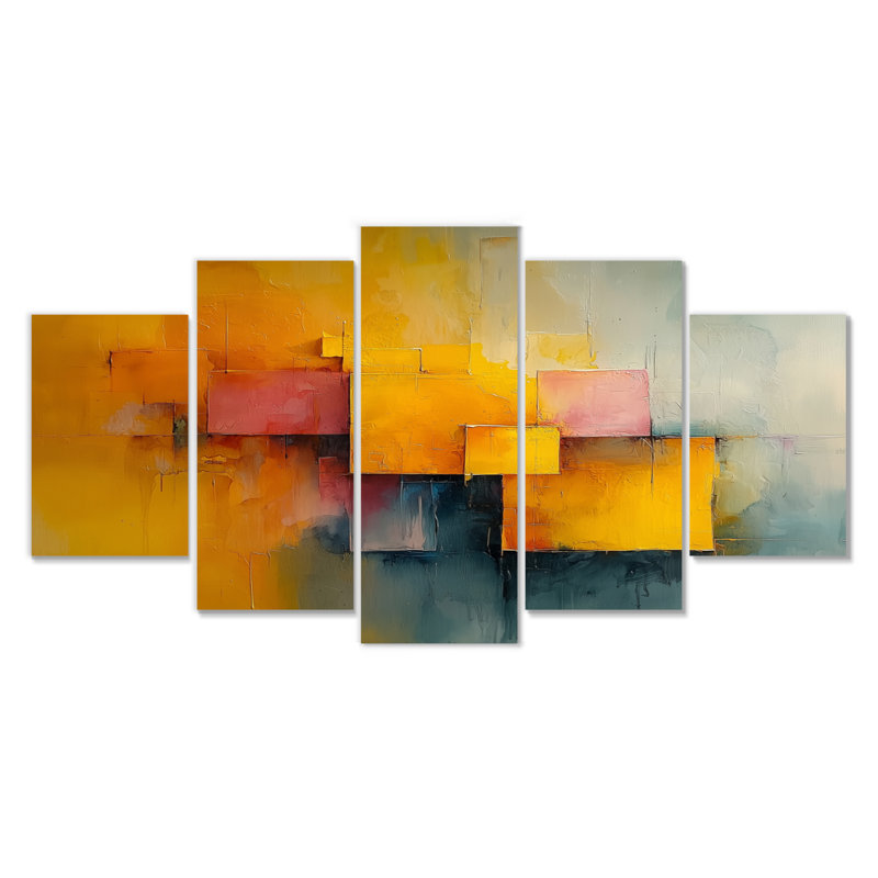 Geometric Pulse Optique Ar VI - Pulse - Art mural moderne pour salon en diamant