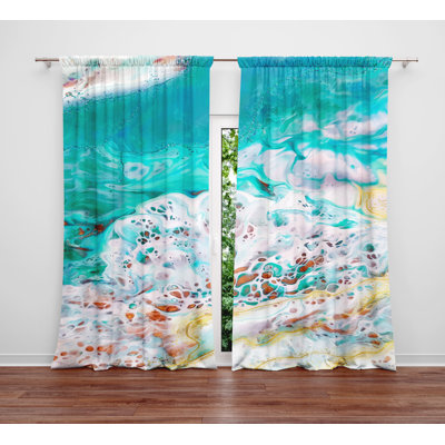Semi Sheer Curtain Panel Pair