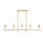 Karsyn 5 - Light Geometric Modern Linear Chandelier