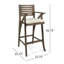 Tabouret de bar en bois avec coussin Peper-732879076