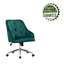 Chaise de travail en velours Lusero-134862237