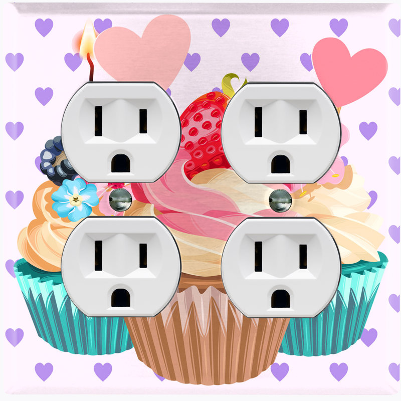 Interrupteur à bascule Cupcake 2-Gang