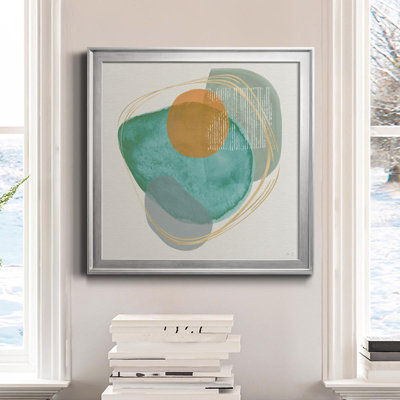 River Jewels I - Peinture sur toile encadrée
